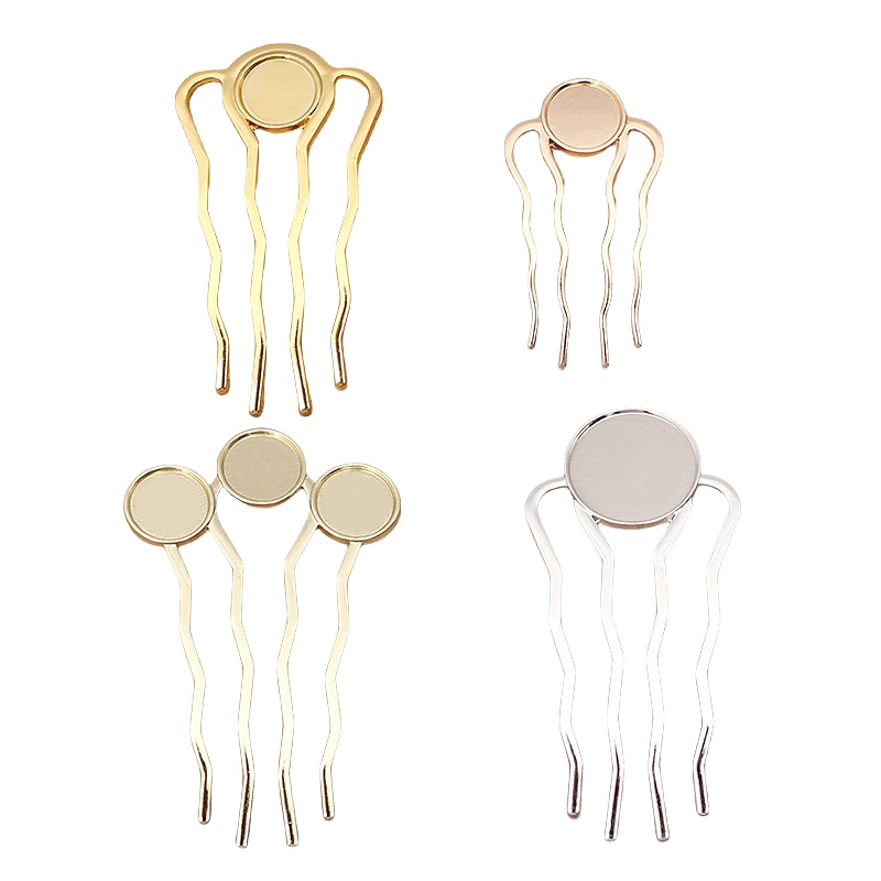 Jewelry Making Materials Wholesale - BoYuTe Alloy Blank Hair Comb Base