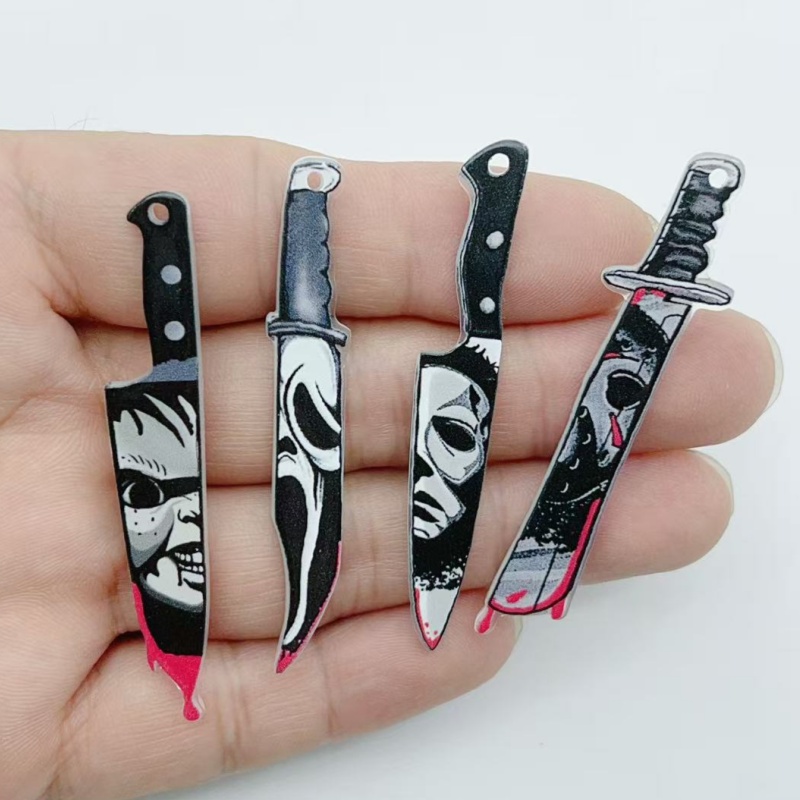 Jewelry Making Hobby - 10 pieces of acrylic jewelry Halloween