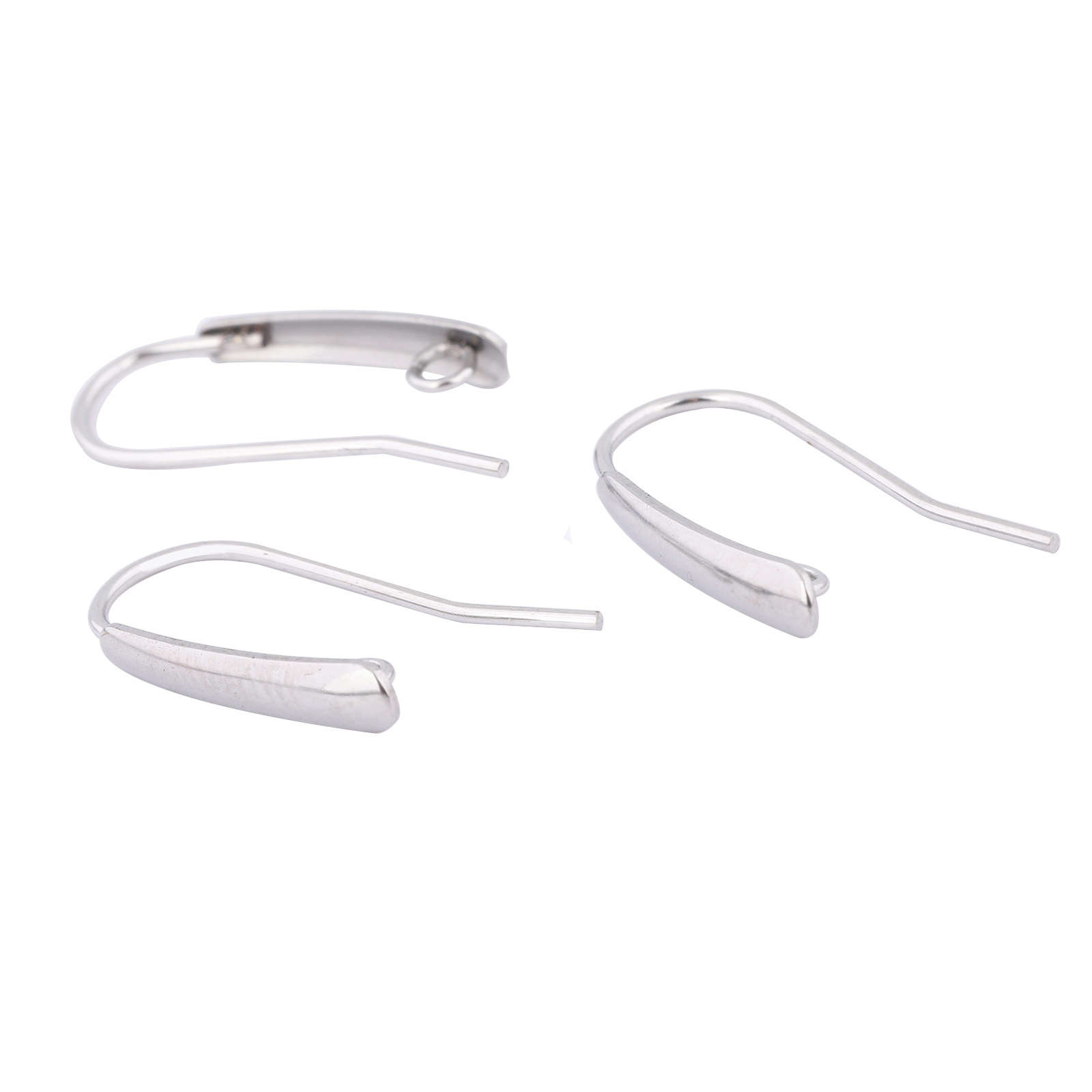 Jewelry Making Materials - 40pcs Stainless Steel Earring Hooks Findings