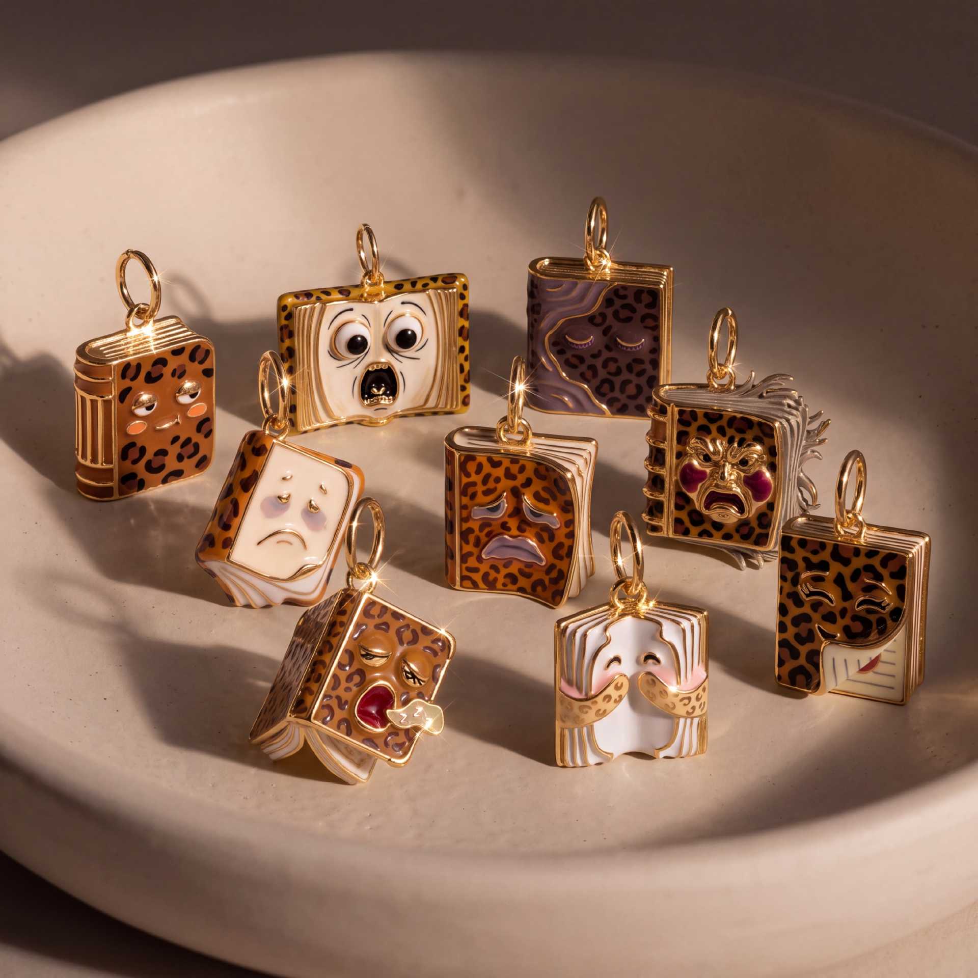 Jewelry Making Books - (presale!)New Leopard Funny Emoticon Book Series