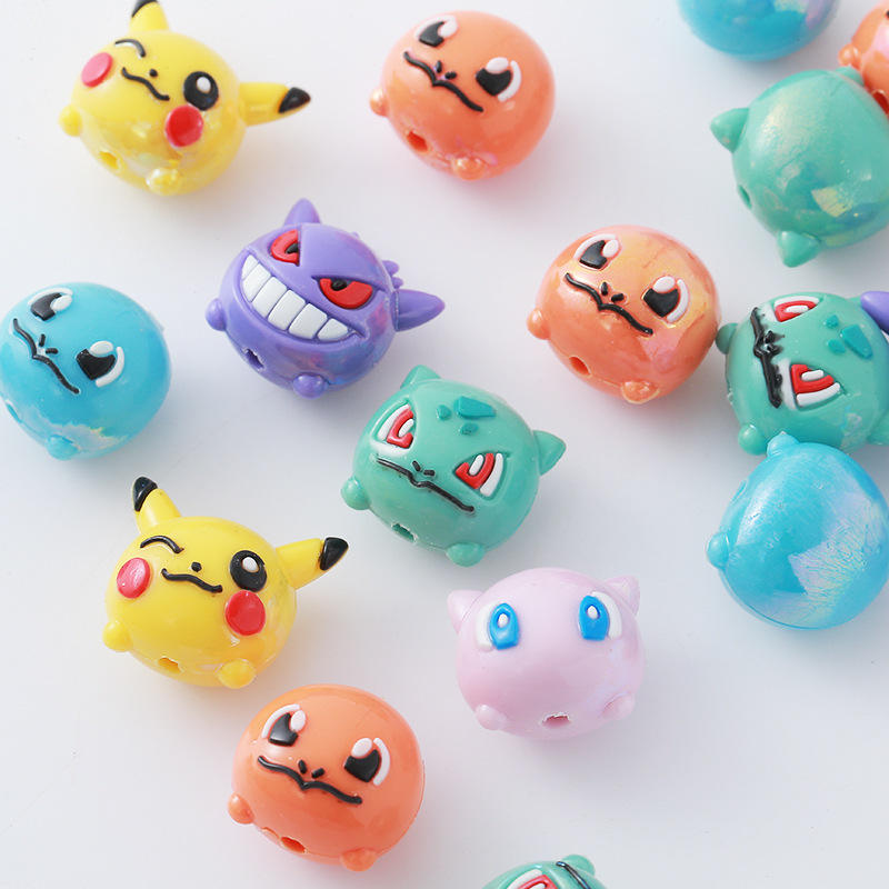 12pcs Pokémon Bead DIY Mobile  - đánh giá và giá Jewelry Making With Resin