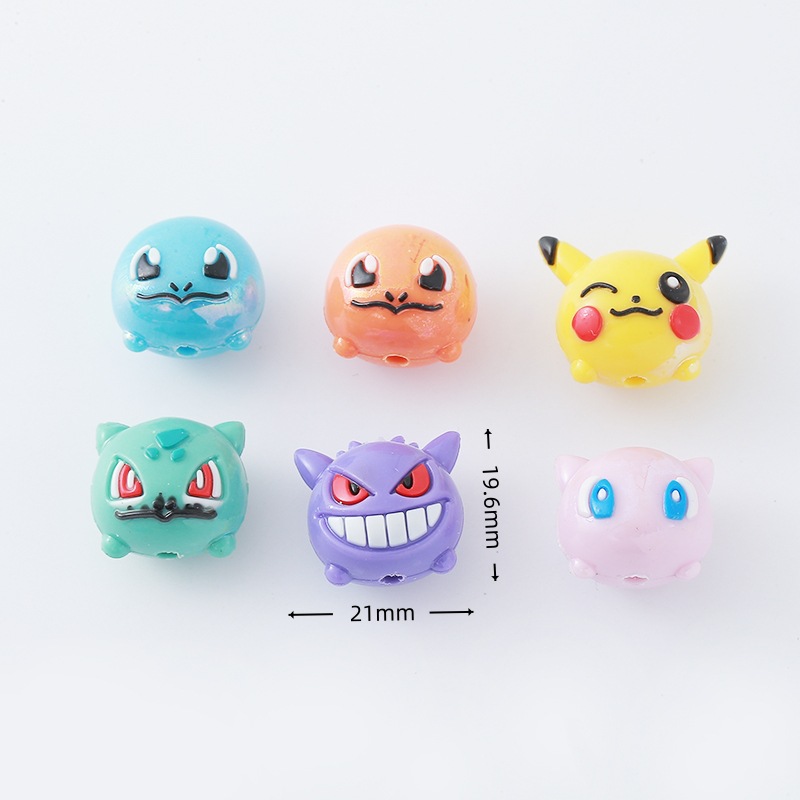 12pcs Pokémon Bead DIY Mobile  - đánh giá và giá Jewelry Making With Resin