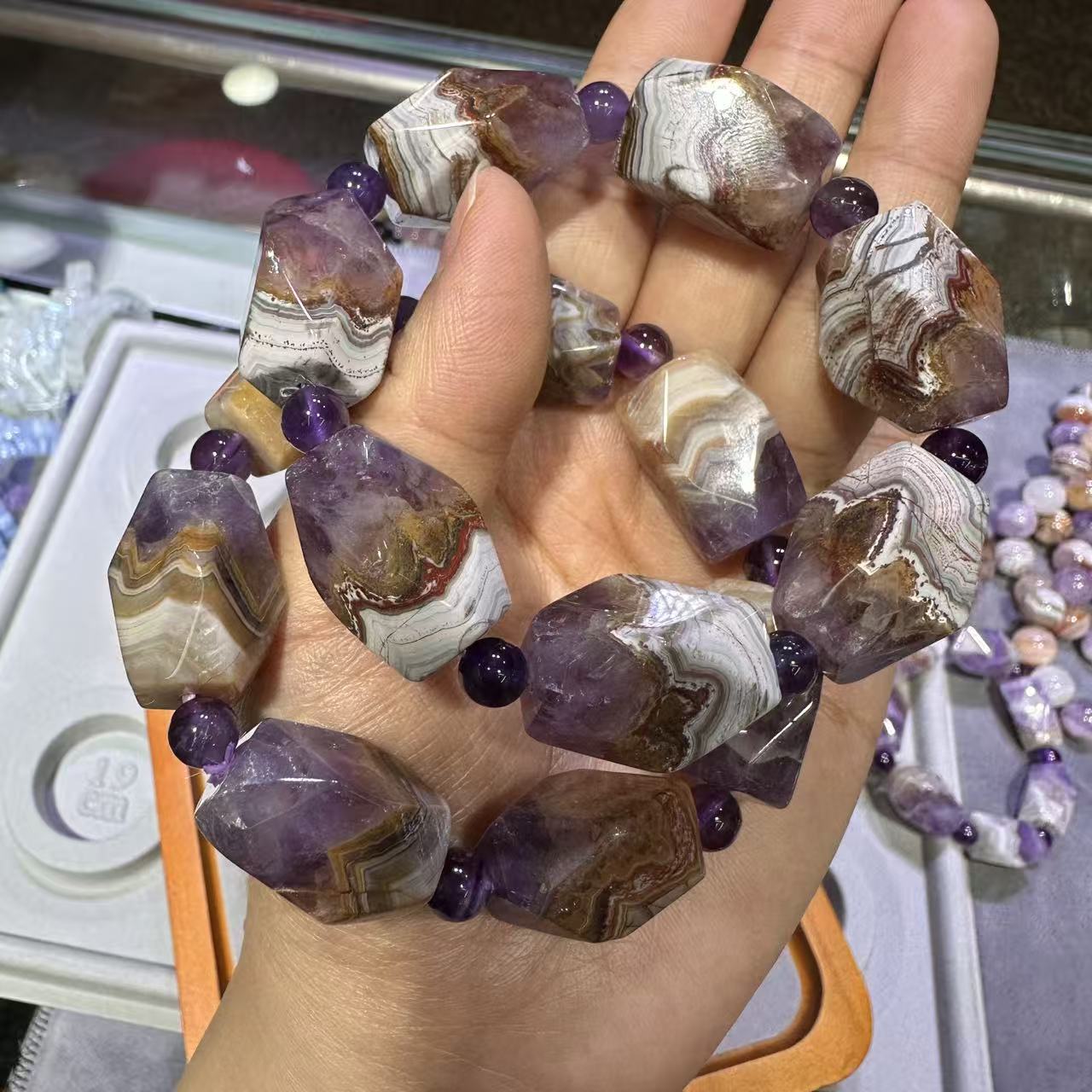 AAAA Natural Agate Mix Amethys - đánh giá và giá Crystal Bead Mix