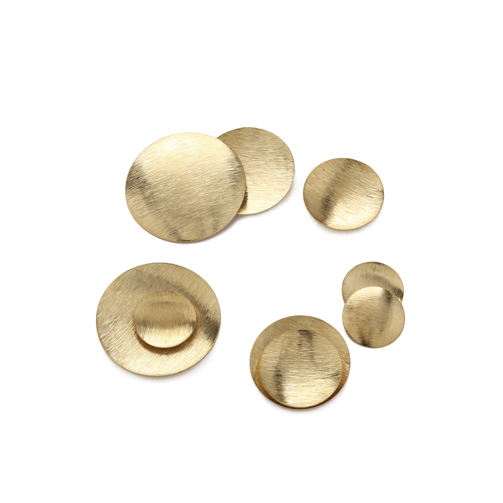 Raw Brass Brushed Round Convex - đánh giá và giá Jewelry Making Hammer