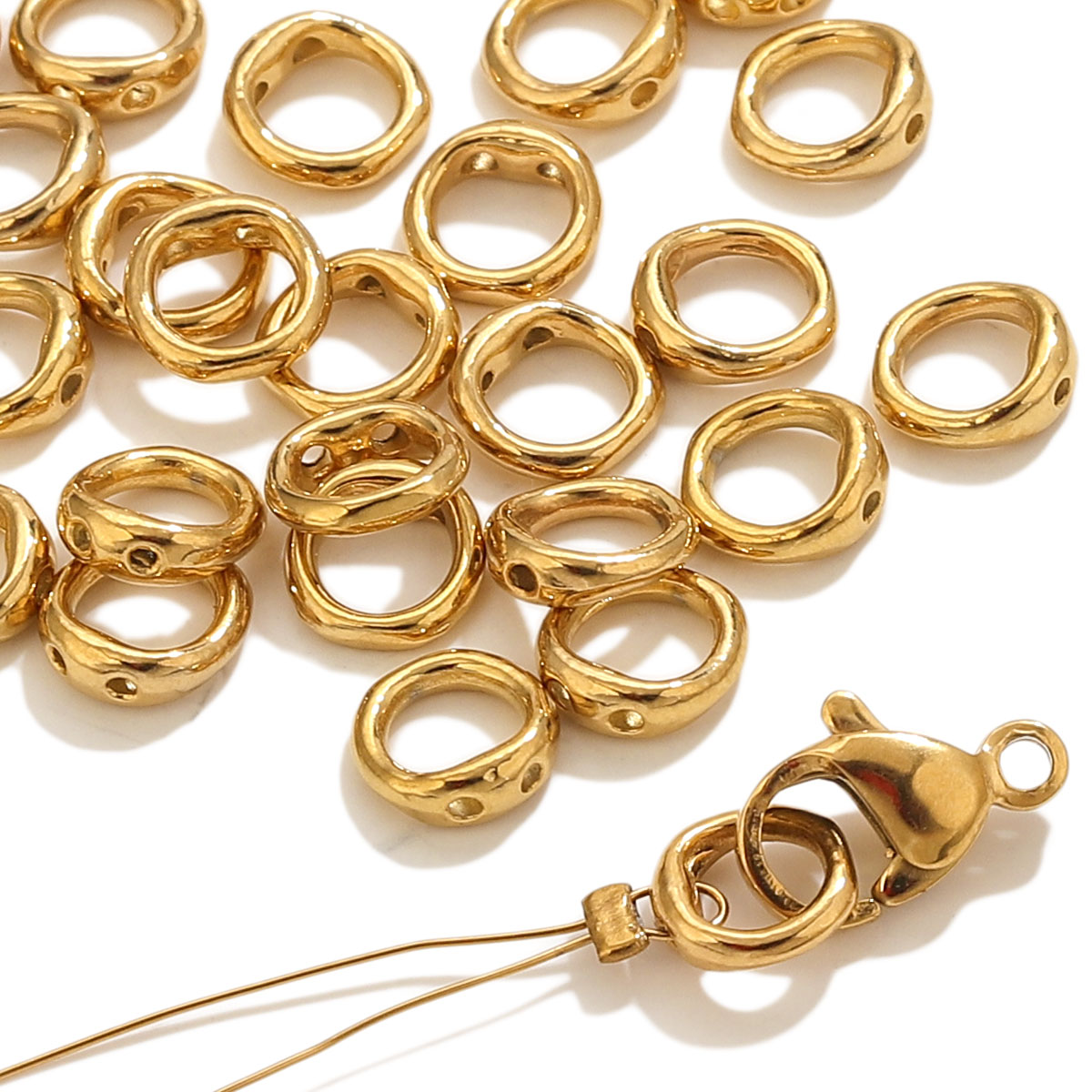 20pcs Stainless Steel Clasps E - đánh giá và giá Jewelry Making Materials