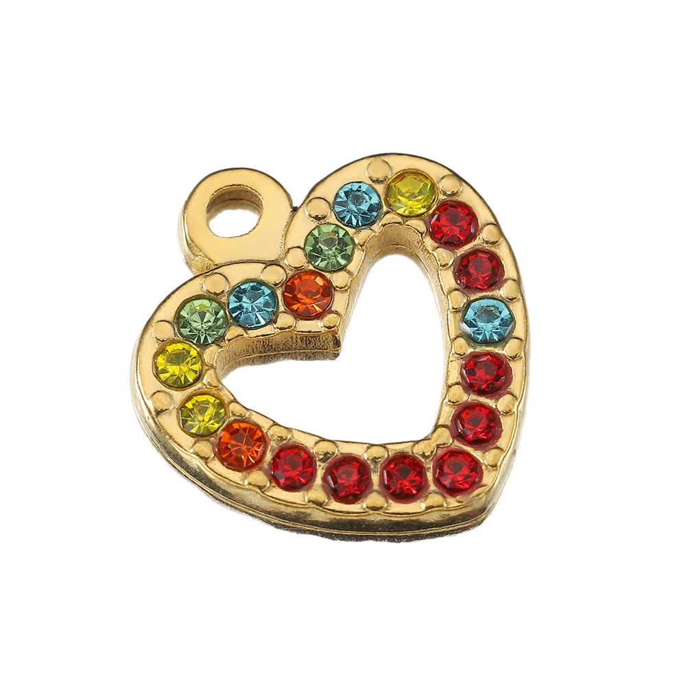 5pcs Mixed Stainless Steel Rhi - đánh giá và giá Crystal Bead Mix