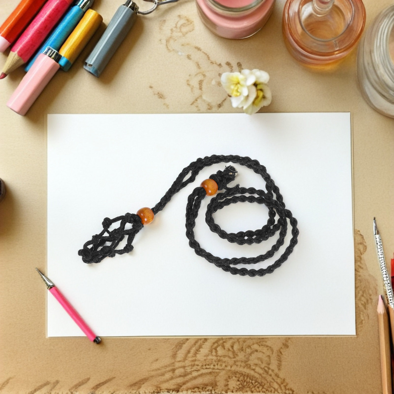1Set DIY Necklace Kit Black Ir - đánh giá và giá Jewelry Making Wax