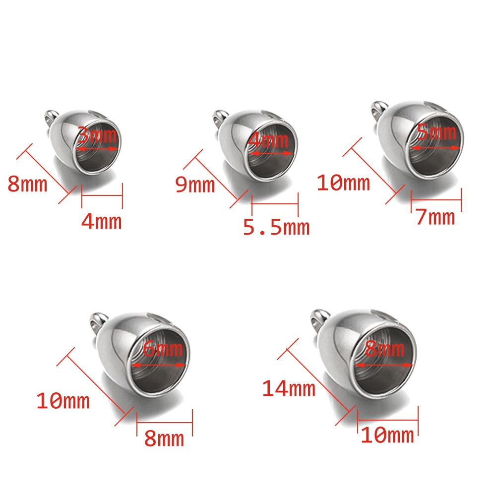 20pcs Tube End Caps Stainless  - đánh giá và giá Jewelry Making Youtube