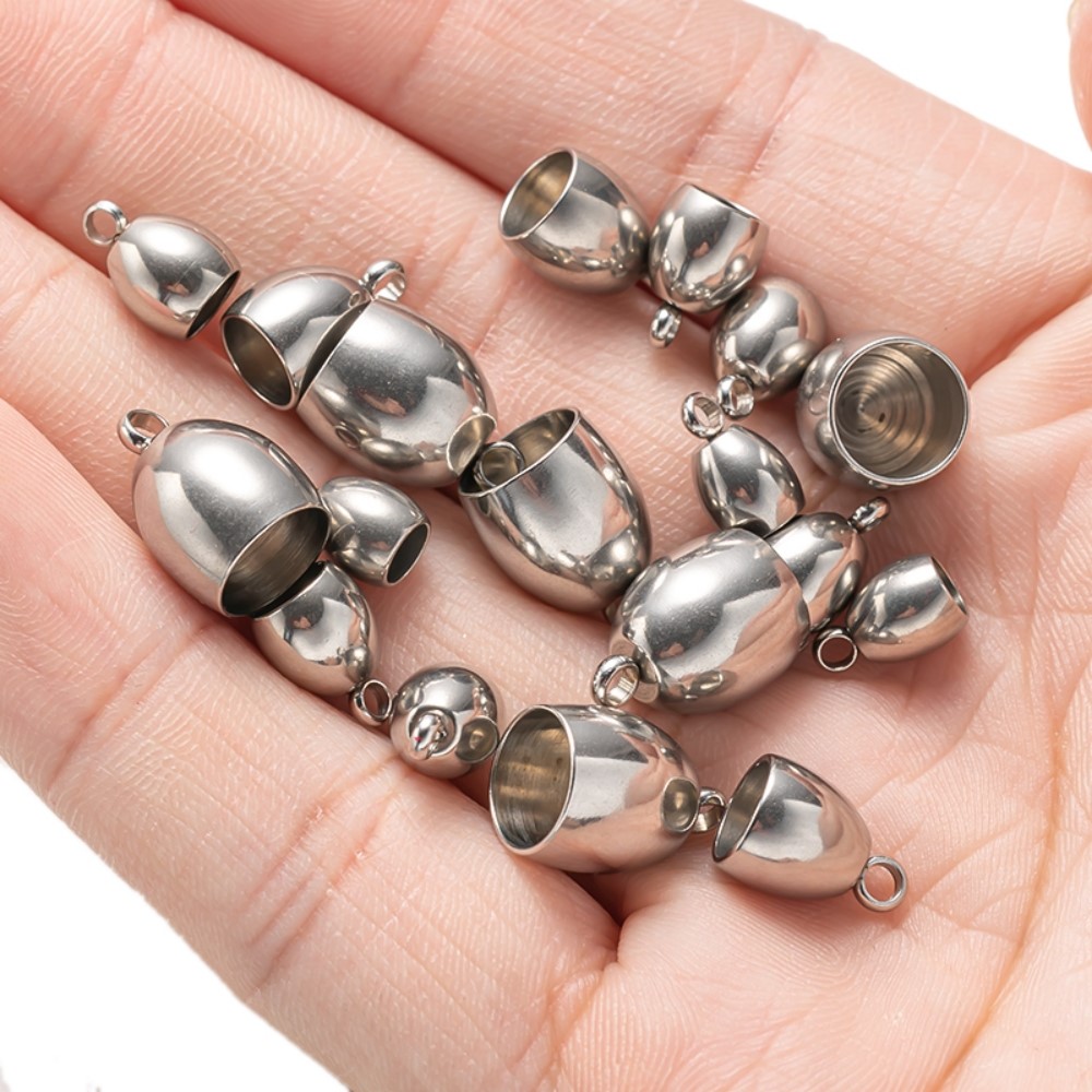 20pcs Tube End Caps Stainless  - đánh giá và giá Jewelry Making Youtube