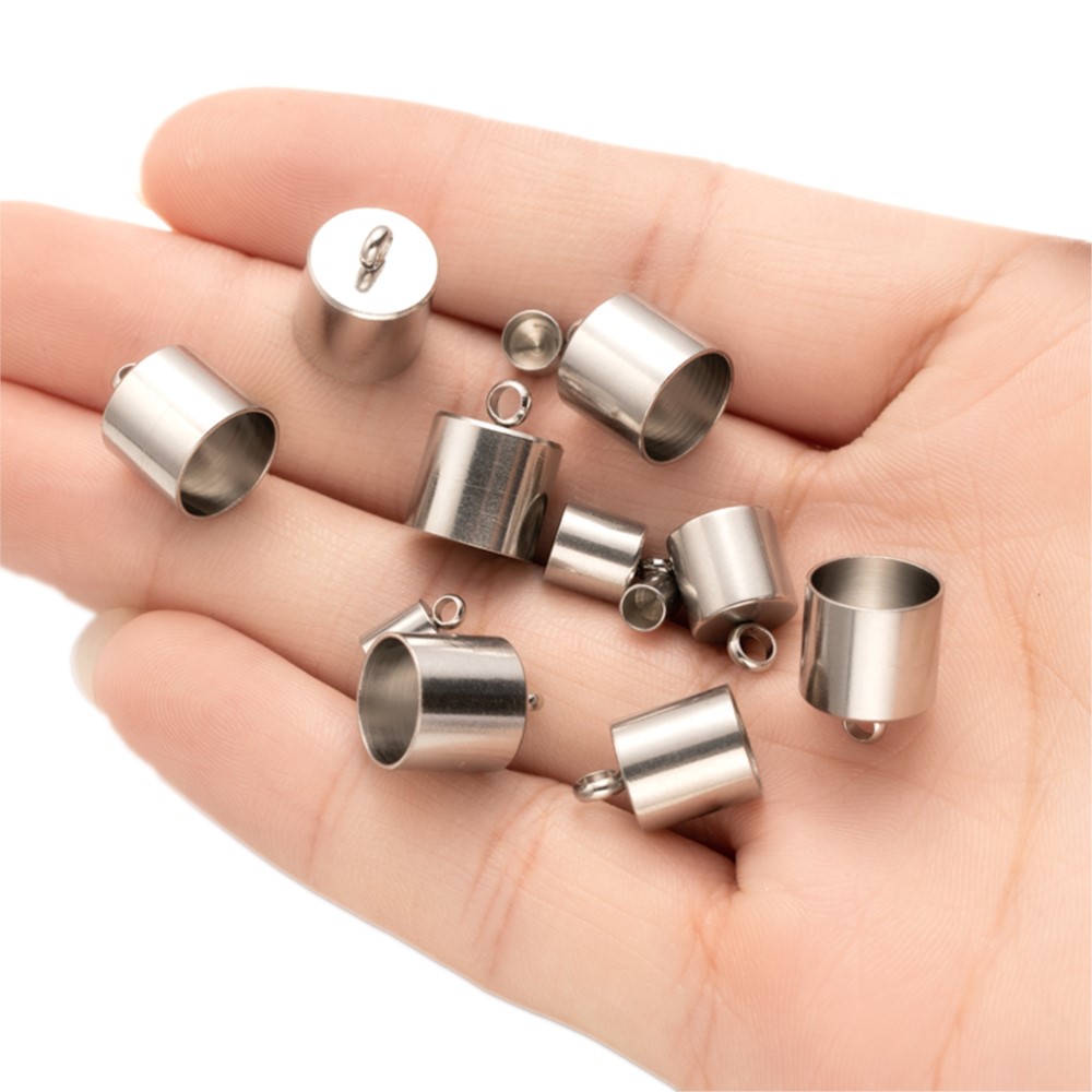 20pcs Tube End Caps Stainless  - đánh giá và giá Jewelry Making Youtube