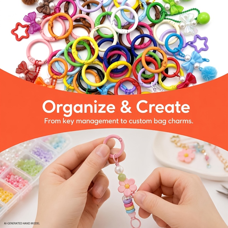 100pcs Colorful 25mm Round Spr - đánh giá và giá Jewelry Making Materials Wholesale
