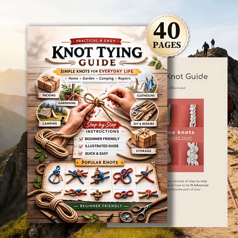 Knot Tying Guide Book Simple K - đánh giá và giá Jewelry Making Books