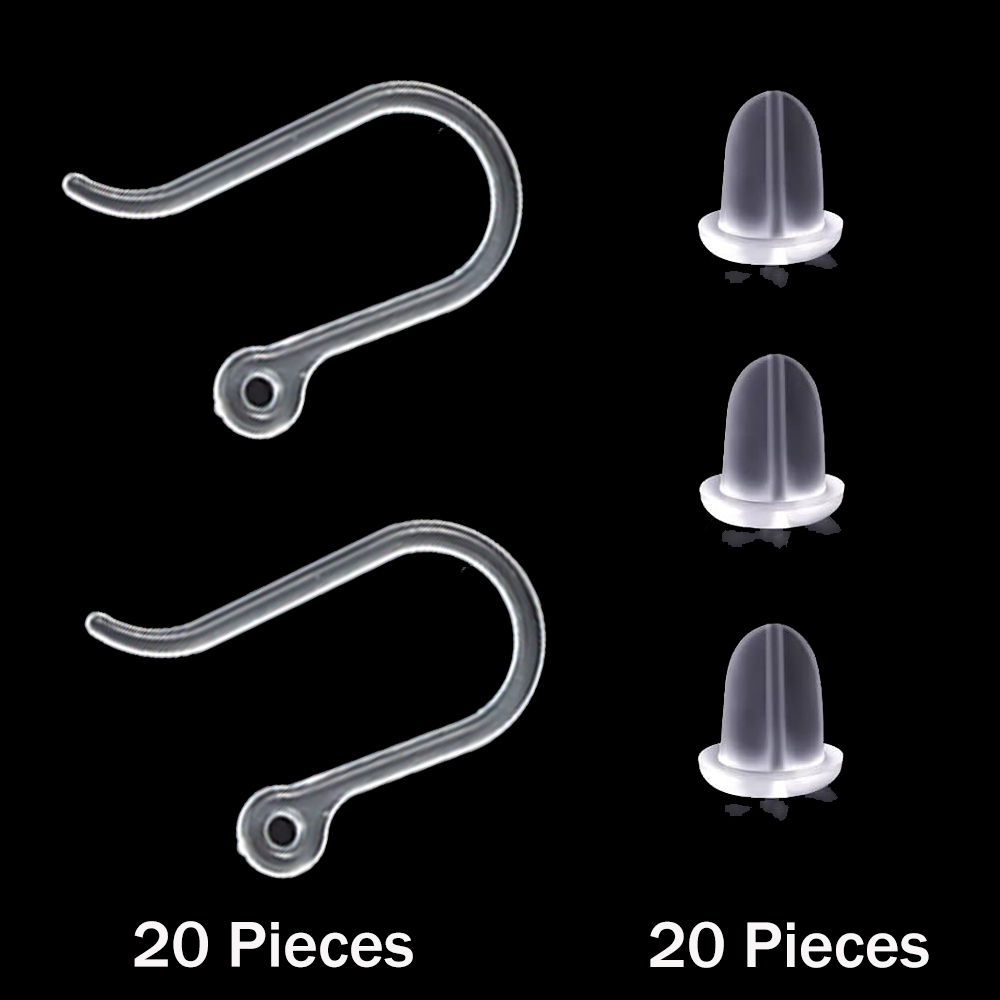 20pcs Plastic Earring Hooks Ea - đánh giá và giá Jewelry Making With Resin
