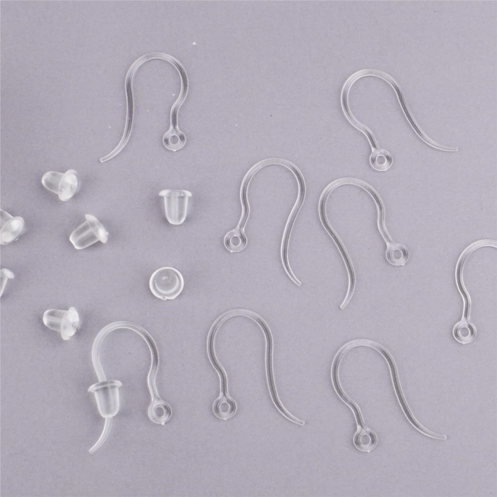 20pcs Plastic Earring Hooks Ea - đánh giá và giá Jewelry Making With Resin