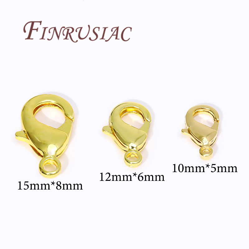18K Gold Plated Lobster Clasps - đánh giá và giá Jewelry Making Materials