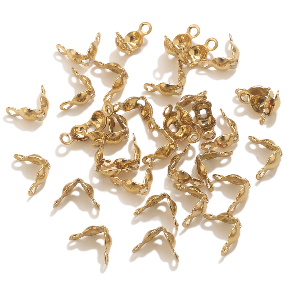 50pcs PVD Gold Plated Stainles - đánh giá và giá Jewelry Making Materials