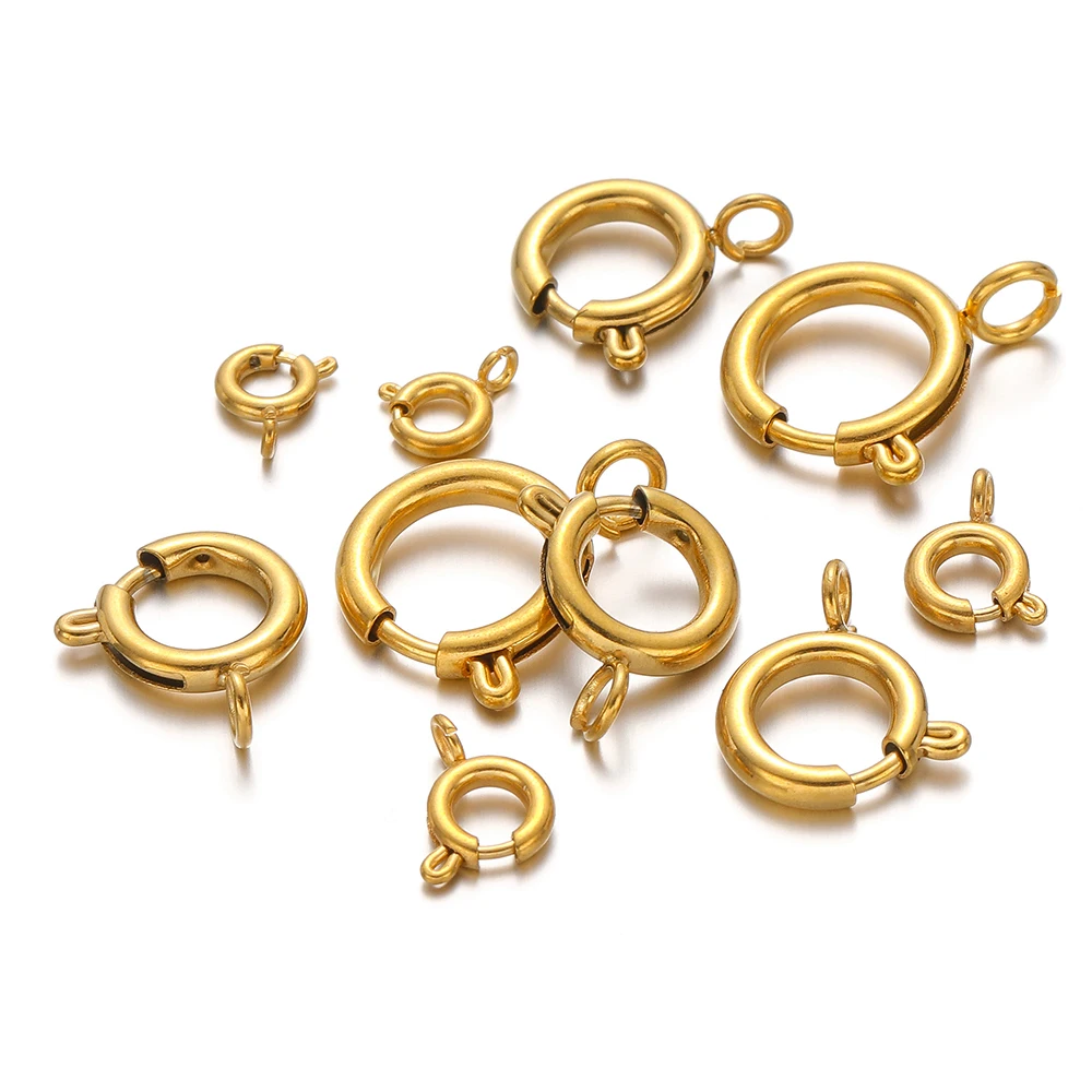10pcs Stainless Steel Spring R - đánh giá và giá Jewelry Making Materials
