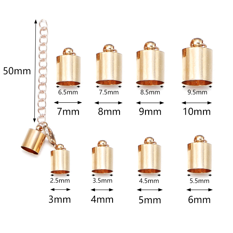 10Sets Leather Cord End Caps W - đánh giá và giá Jewelry Making Materials