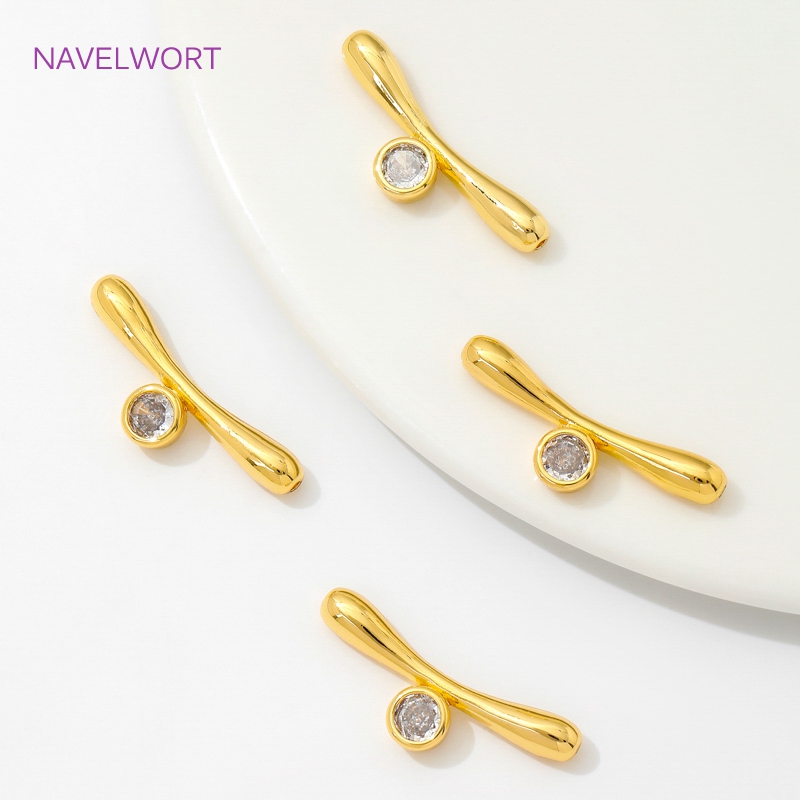 18K Gold Plated Brass Curved T - đánh giá và giá Jewelry Making Youtube