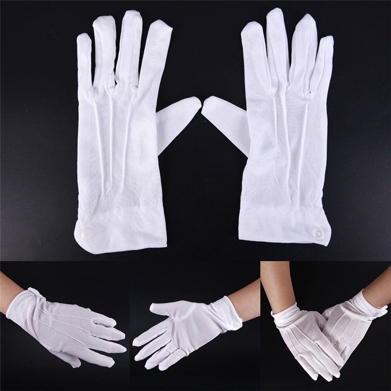1Pair White Formal Gloves Men  - đánh giá và giá Jewelry Making Gloves