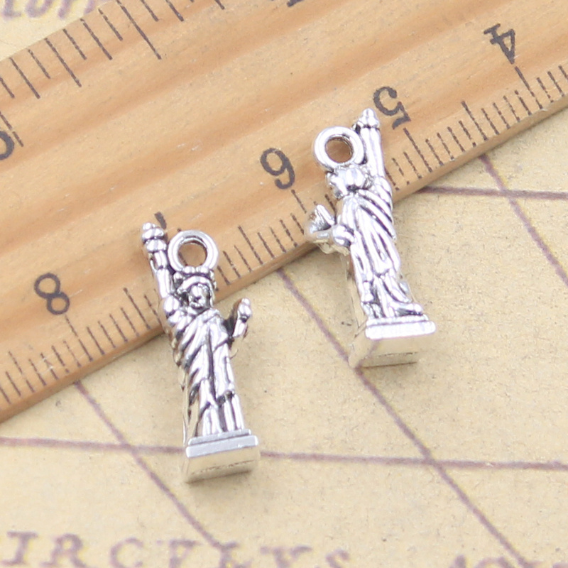 10pcs Charms New York Statue O - đánh giá và giá Jewelry Making New York