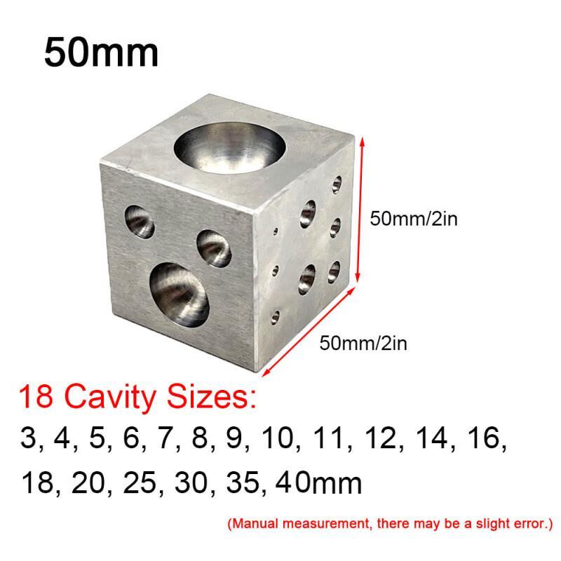 Dapping Block Square with Poli - đánh giá và giá Jewelry Making Hammer