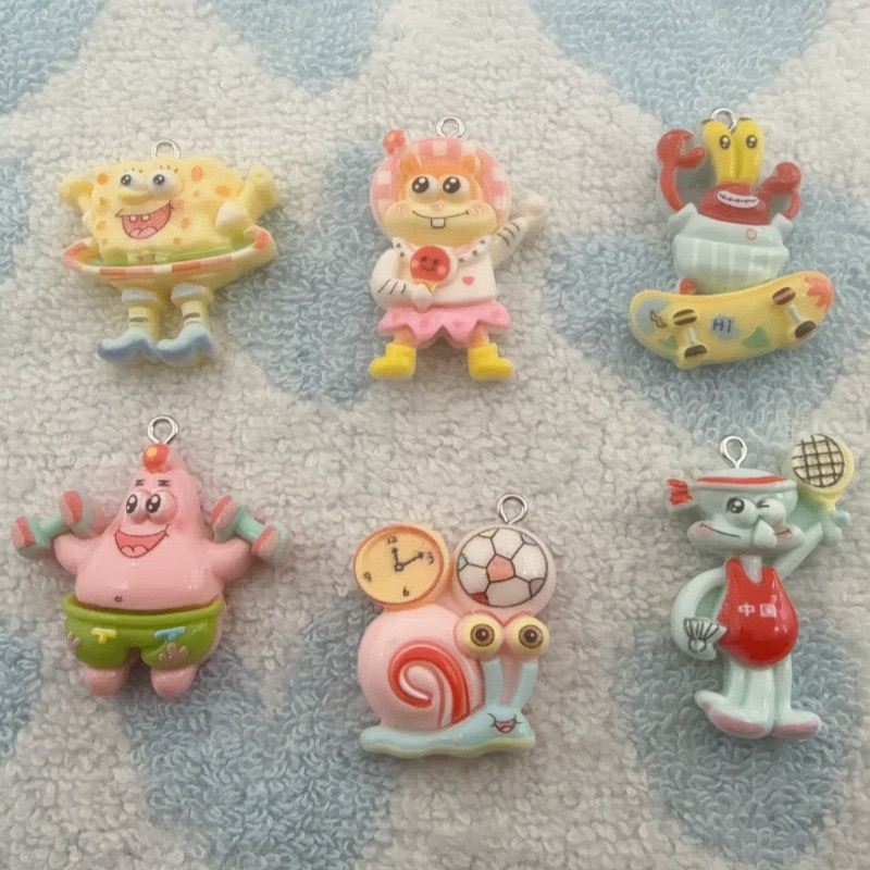 10pcs cartoon resin pendant, D - đánh giá và giá Jewelry Making With Resin