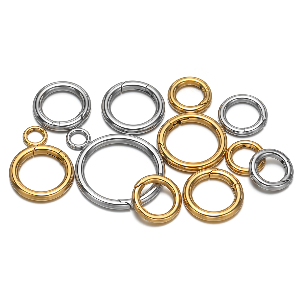2Pcs/Lot Round Spring Clasps S - đánh giá và giá Jewelry Making Materials