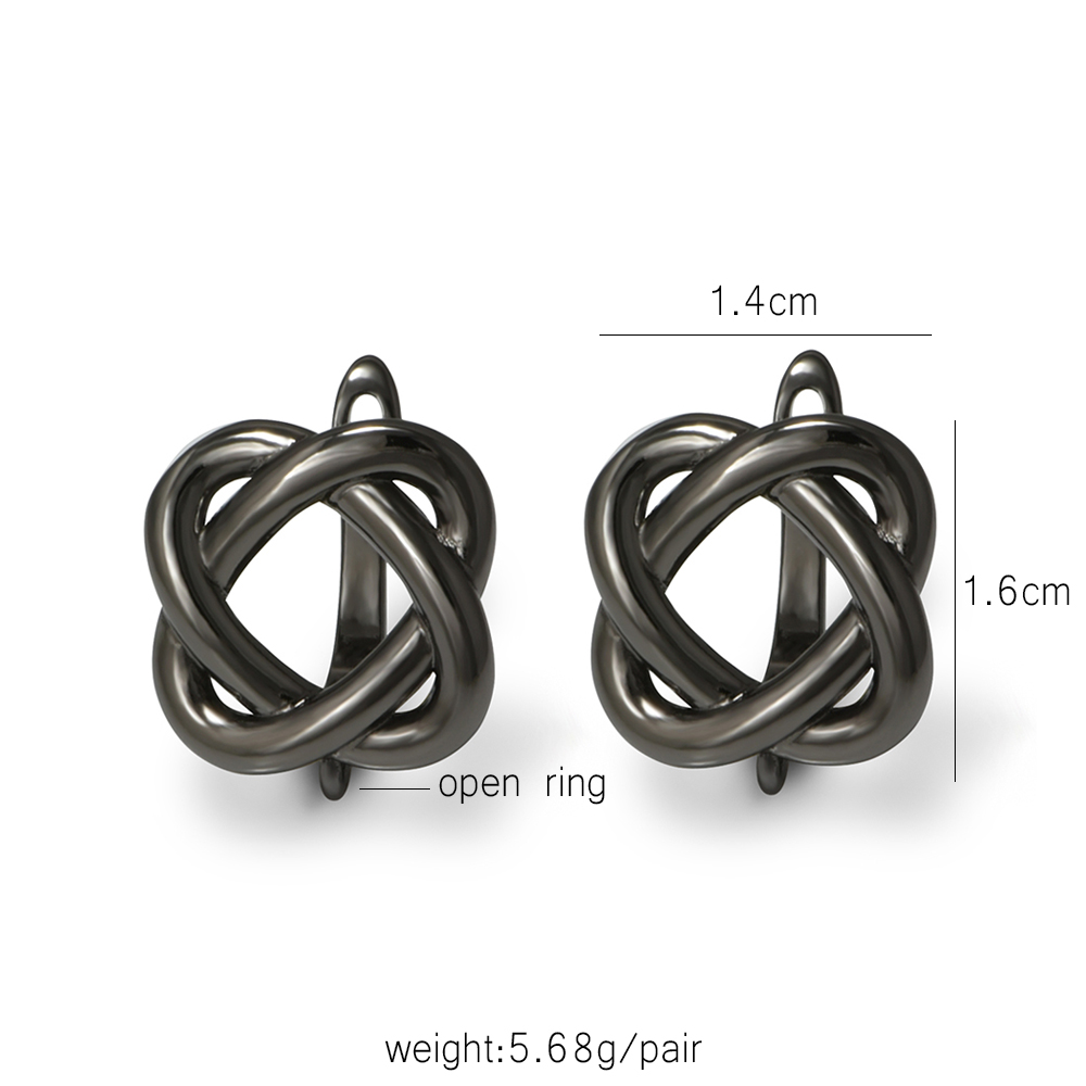 YANASI 1 Pair Gun Black  Brass - đánh giá và giá Jewelry Making Materials
