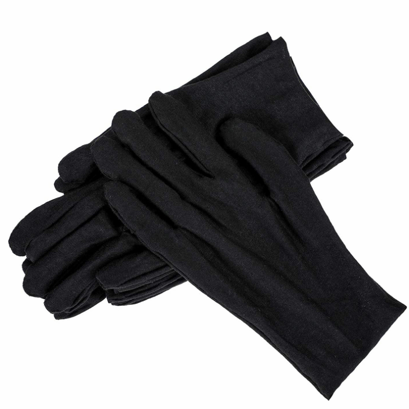 Black Cotton Gloves Washable M - đánh giá và giá Jewelry Making Gloves