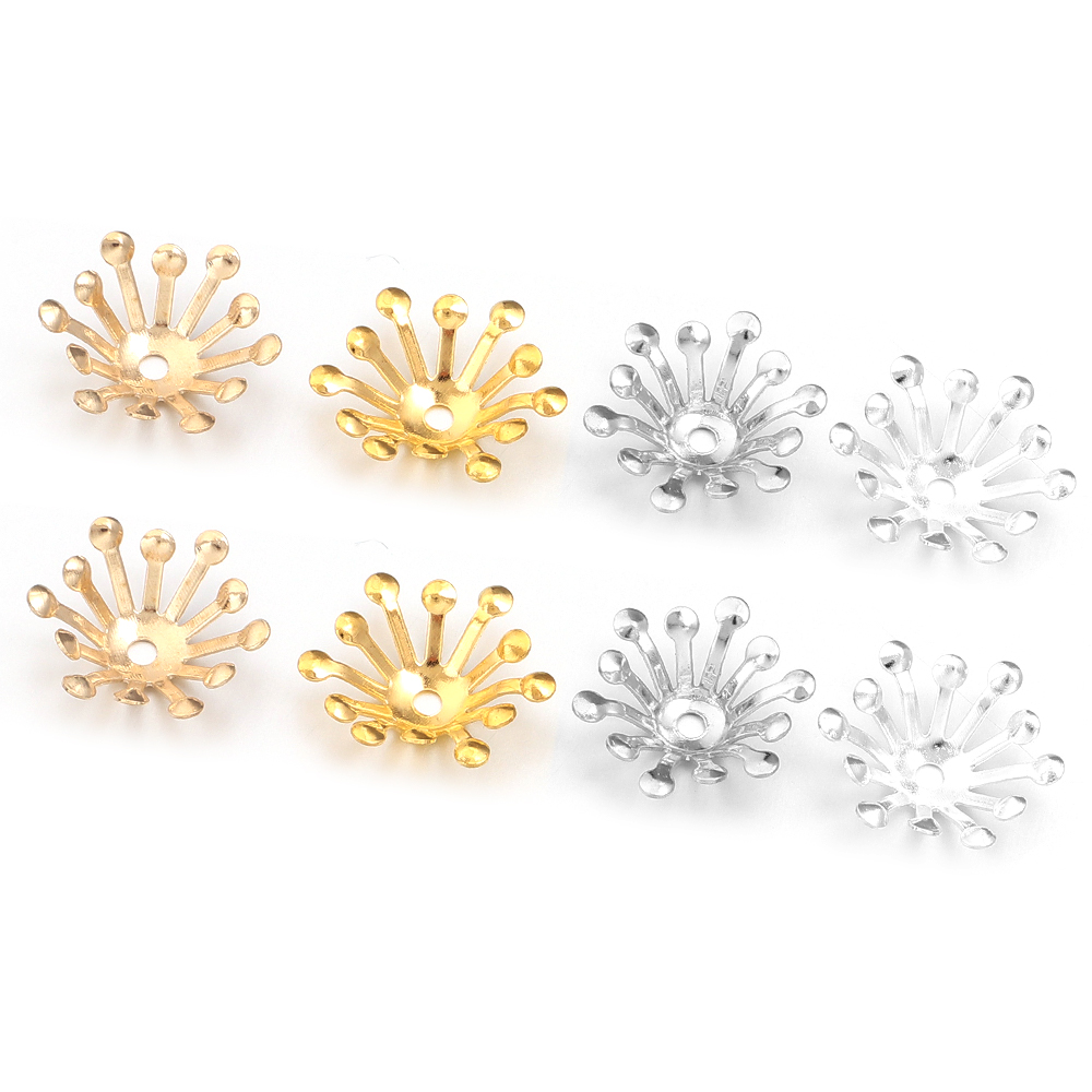 100Pcs Diameter 13MM Gold Colo - đánh giá và giá Jewelry Making Materials Wholesale