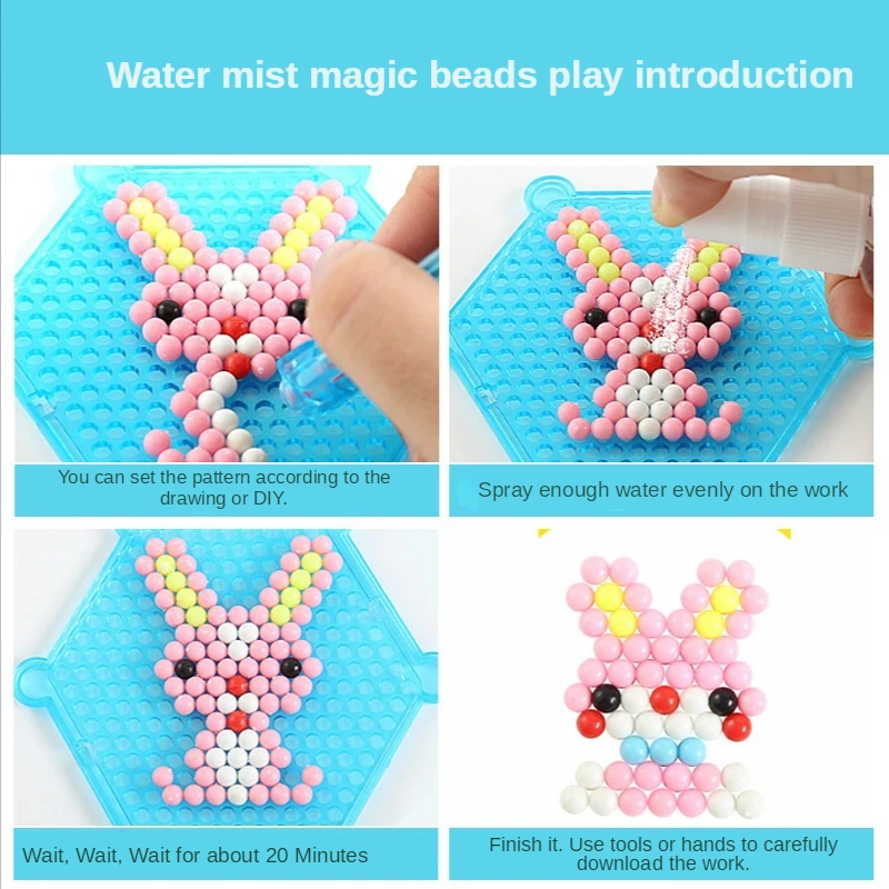 1000 Pcs/box DIY Water Spray M - đánh giá và giá Crystal Bead Mix