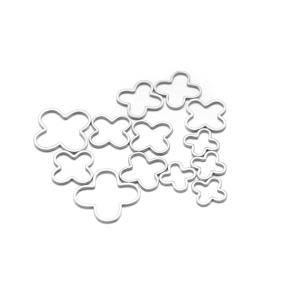 20/50pcs Four Leaf Flowers Cha - đánh giá và giá Jewelry Making Materials Wholesale