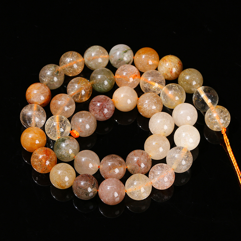 Natural Stone Mixed Rutilated  - đánh giá và giá Crystal Bead Mix