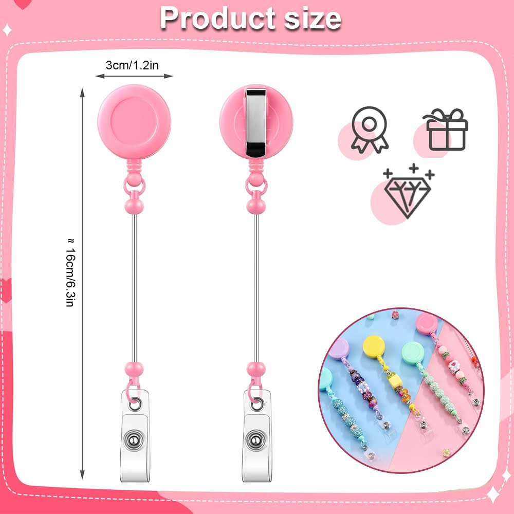 1-3 Pcs Beadable Badge Reels w - đánh giá và giá Jewelry Making Parts