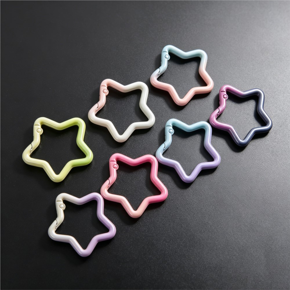 5PCS Gradient Star Shape Sprin - đánh giá và giá Jewelry Making Materials