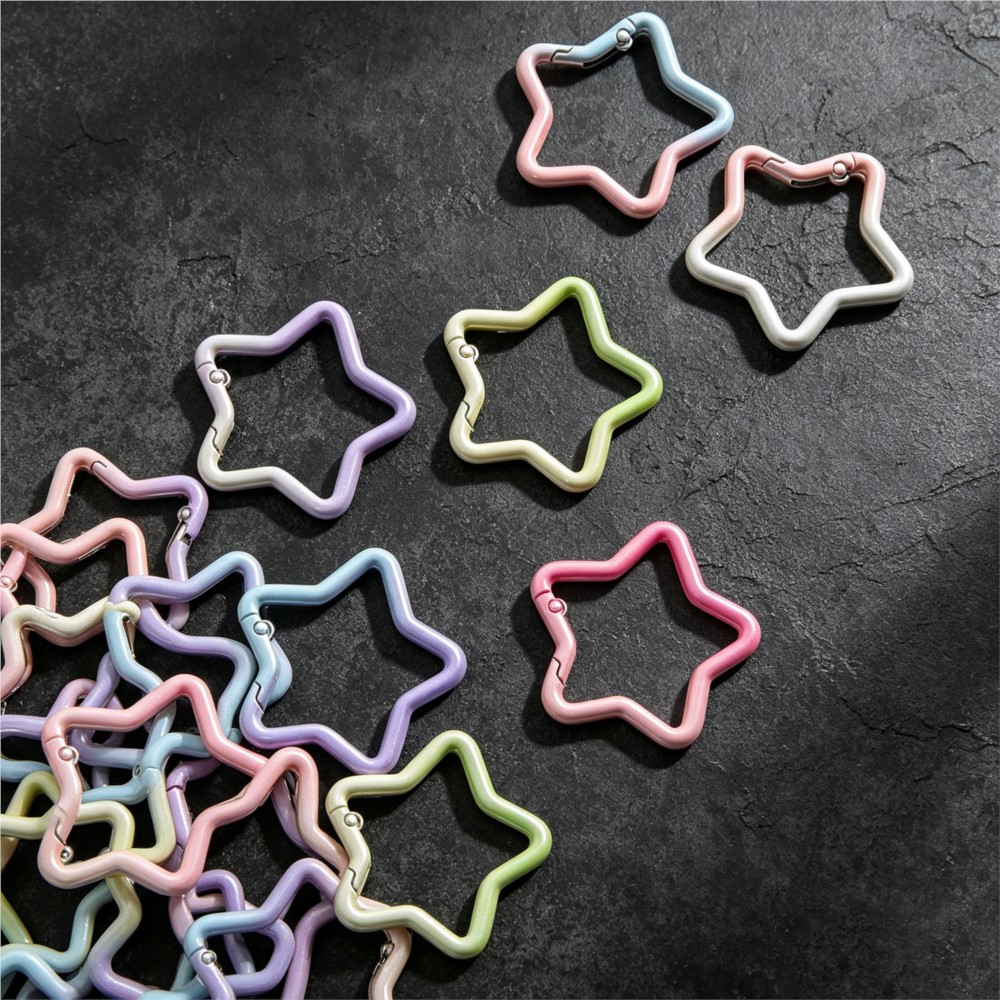 5PCS Gradient Star Shape Sprin - đánh giá và giá Jewelry Making Materials