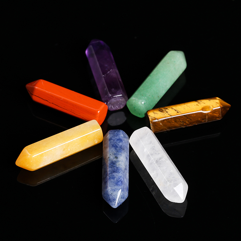 5 Pcs/lot Natural Crystal Heal - đánh giá và giá Crystal Bead Mix